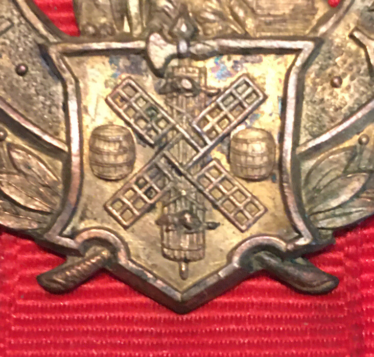 Rare 1911, Third Panel Sheriffs Jury Badge, New York,