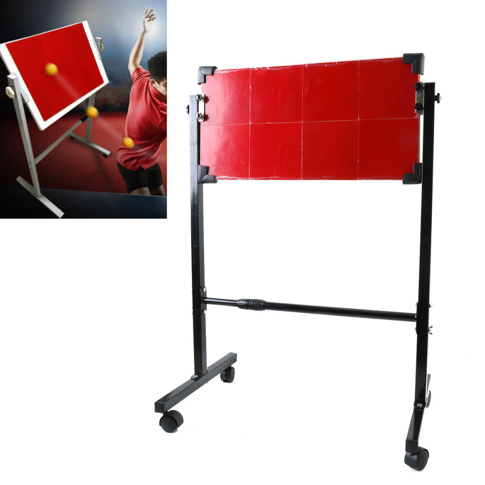 Self-study Table Tennis Return Board PingPong Rebound Replacement Board w/ Stand