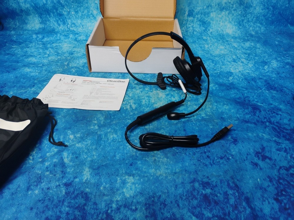 ClearOne Chat 20M USB Headset, 910-000-20M