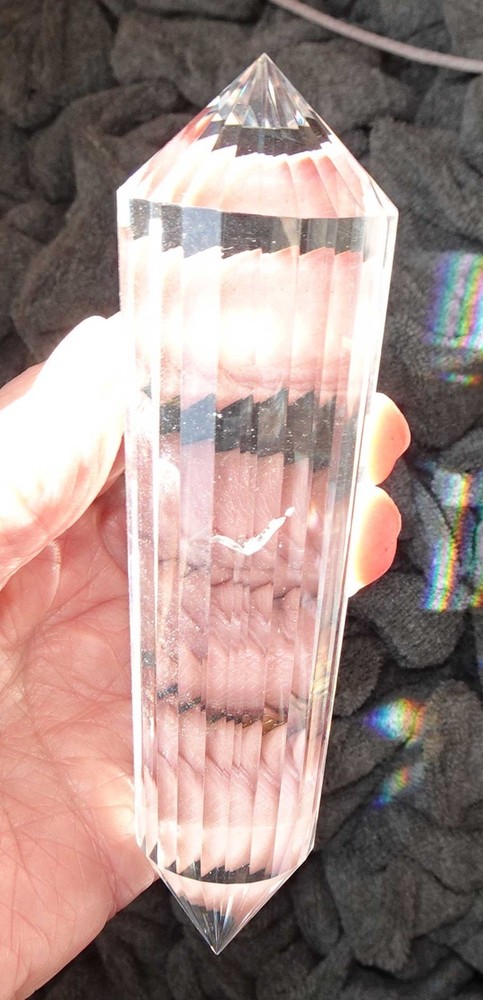 Clear Quartz Vogel 24-sided Crystal - v2006