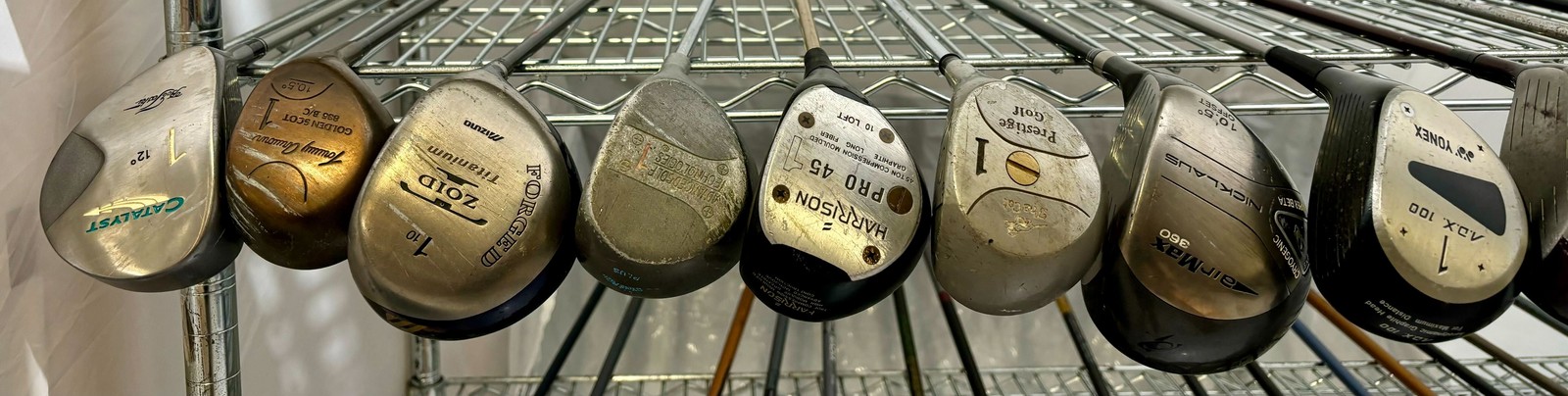 Wholesale Lot of 30 Golf Clubs - Assorted Drivers and Fairway Woods