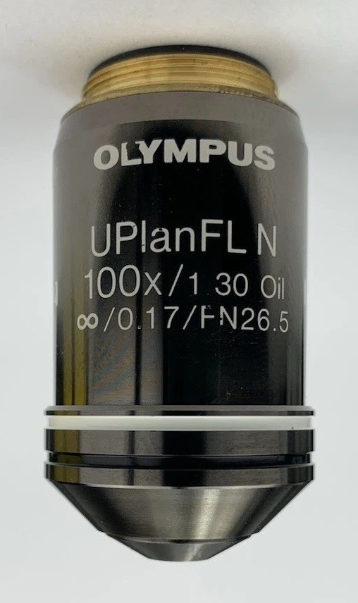 Olympus Microscope UPlanFL 100x/1.30na Oil Objective UIS2