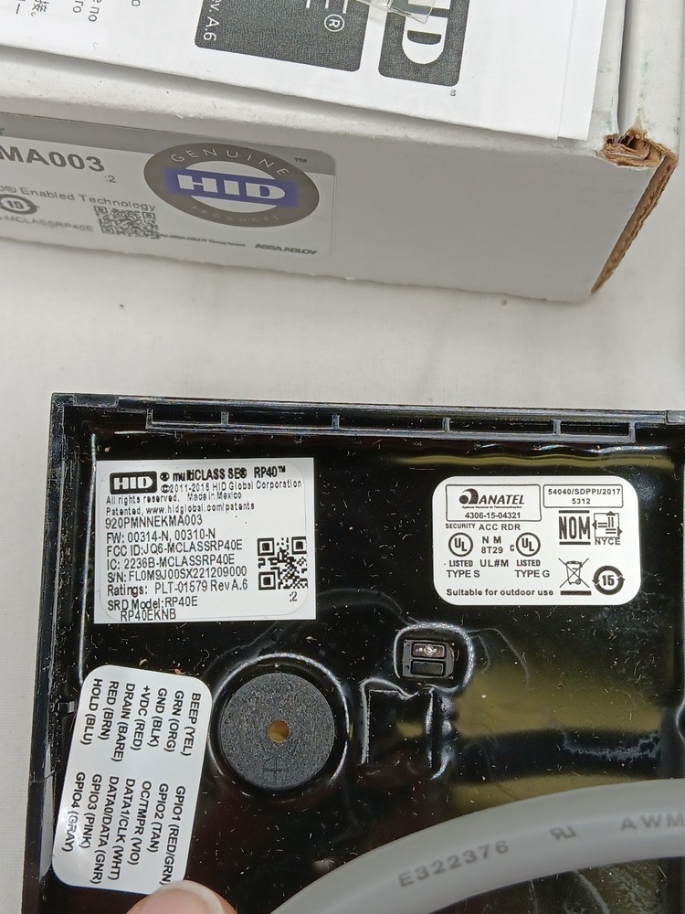 HID RP40 multiCLASS SE Wall Switch Reader 920PMNNEKMA003 – New in Box