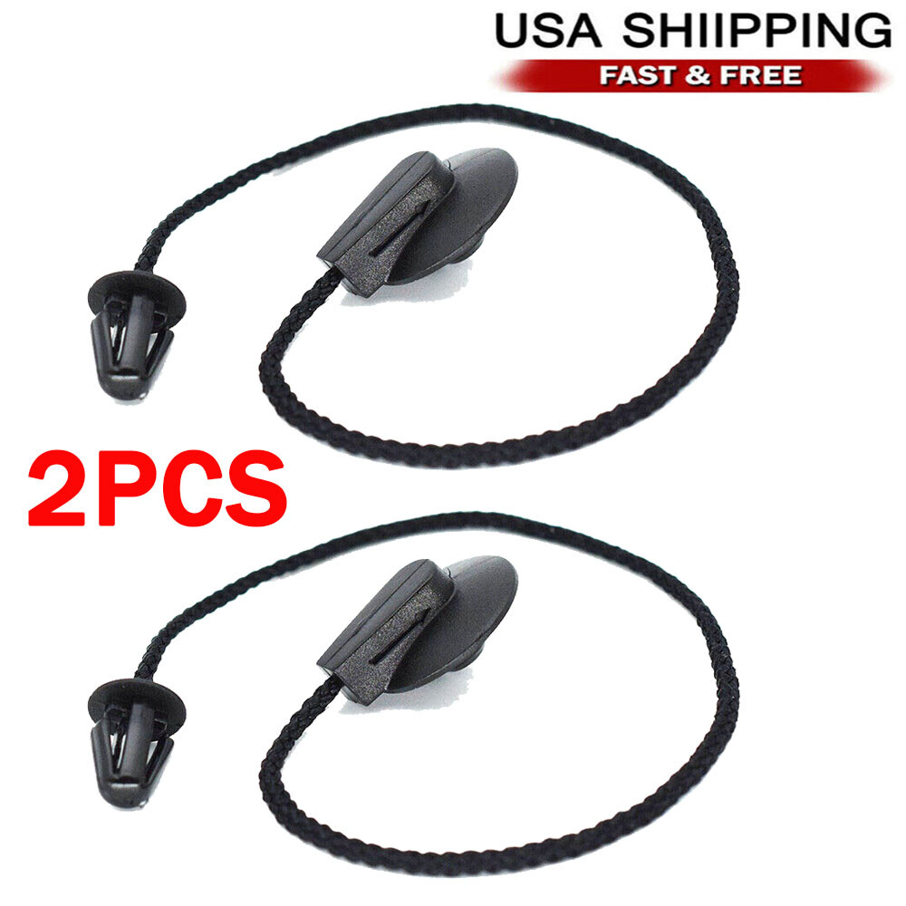 USA Rear Trunk Tonneau Hatch Cover String For 2012-17 Ford Focus Hatchback 2Pcs