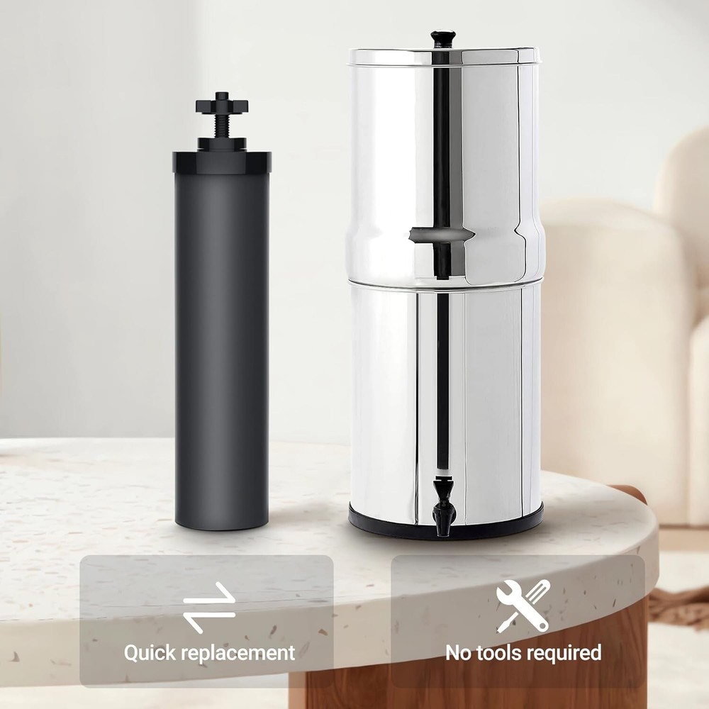 Replacement for Black Berkey® BB9-2 Filters Purification Elements, by Flgsk
