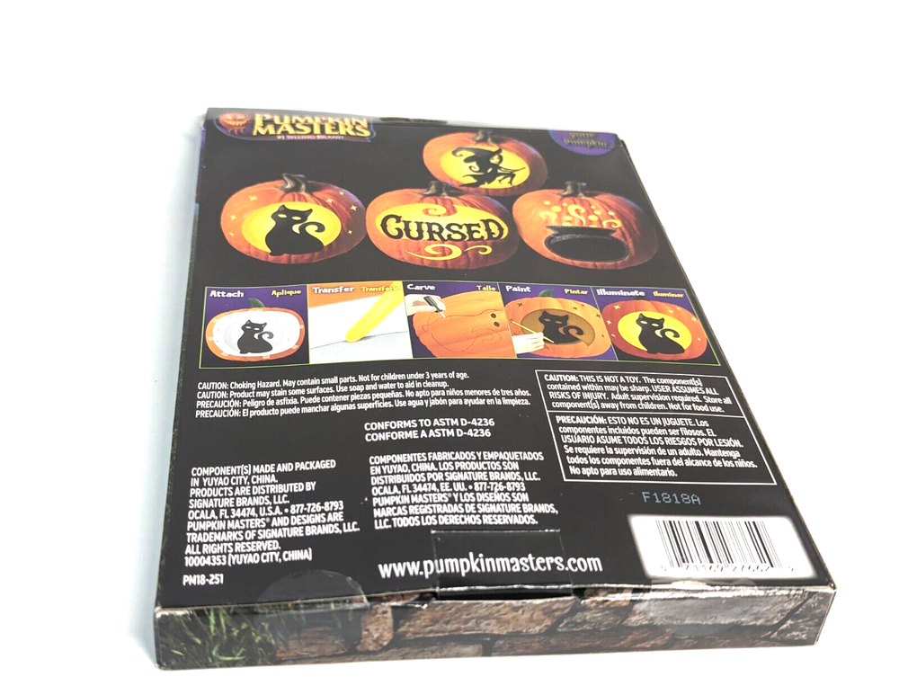 Pumpkin Masters Paint & Carve Kit "Spells & Superstitions"