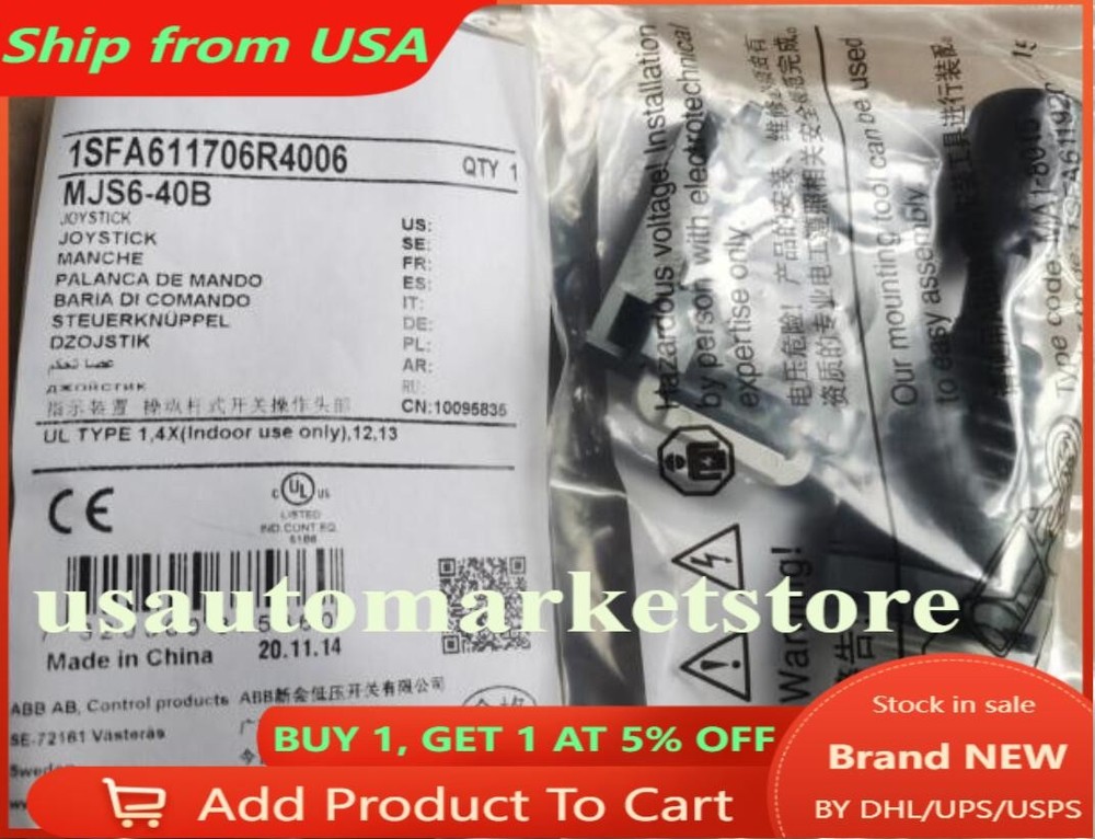 1pcs ABB Joystick Switch Handle MJS6-40B