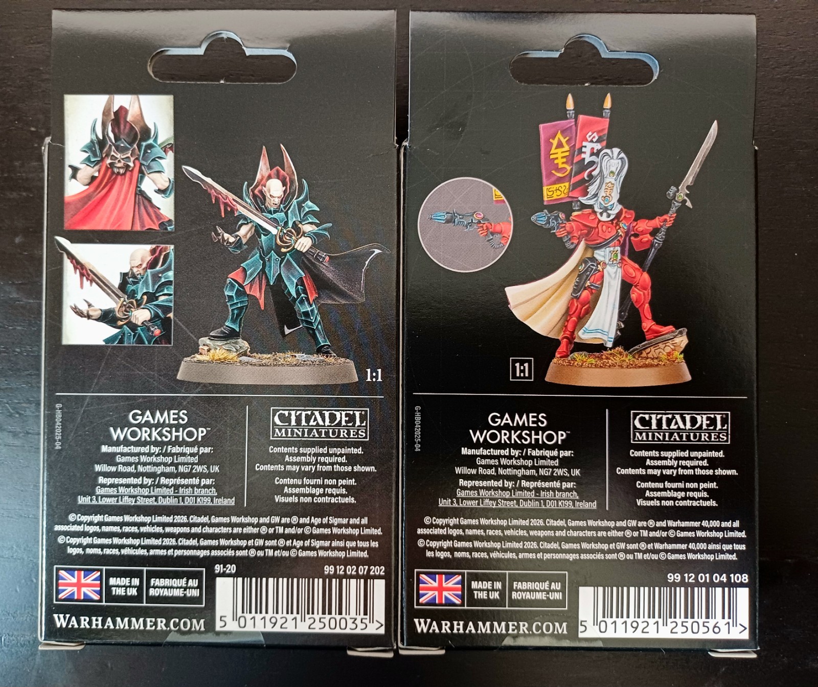 BOTH Warhammer Anniversary 2026 Models Korthrain Crimson Blade Path of Command