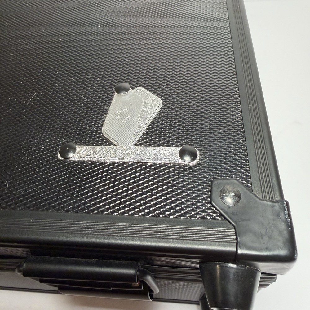 KakapopoTCG Trading Card Lockable Case Black W/ Dividers Large Capacity DeckBox￼