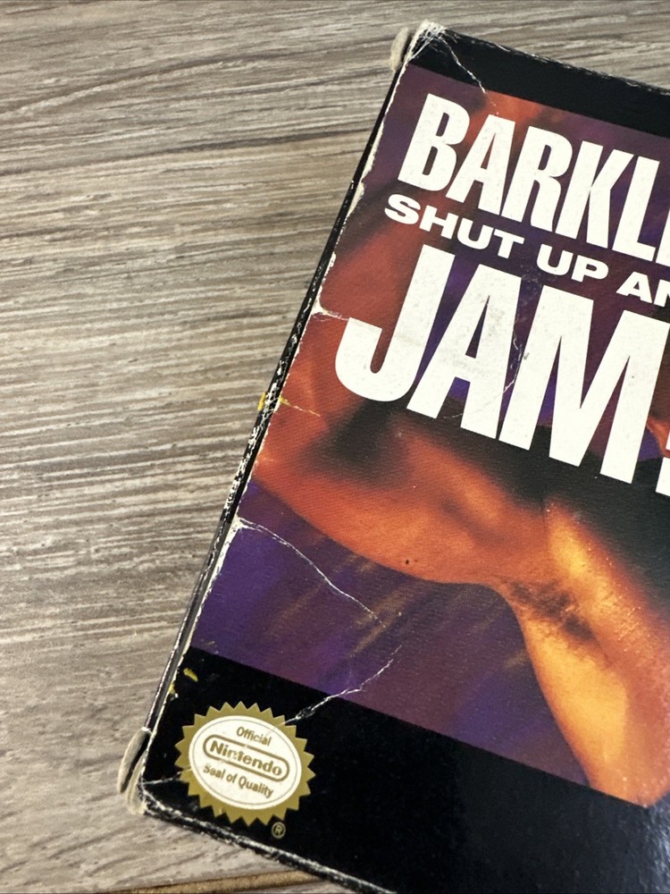 Barkley Shut Up and Jam! (Super Nintendo | SNES) Authentic BOX ONLY