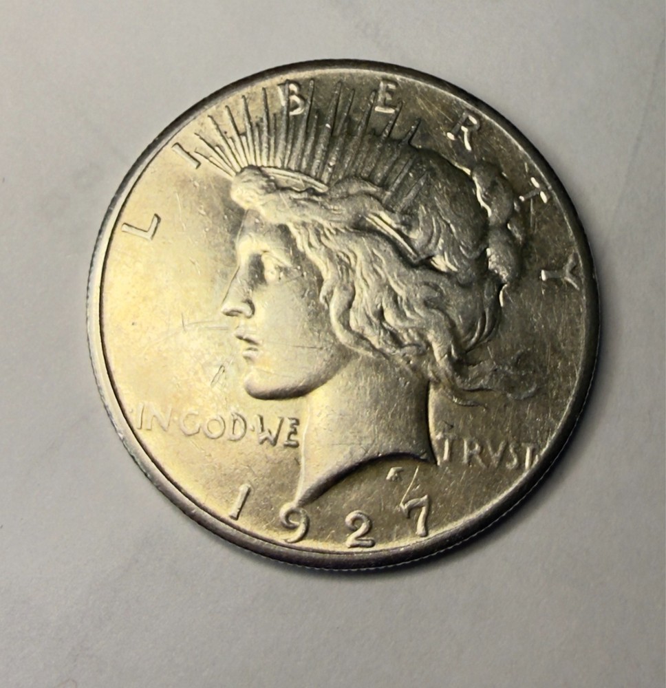 1927 Peace Silver Dollar -90%  USPX27D0