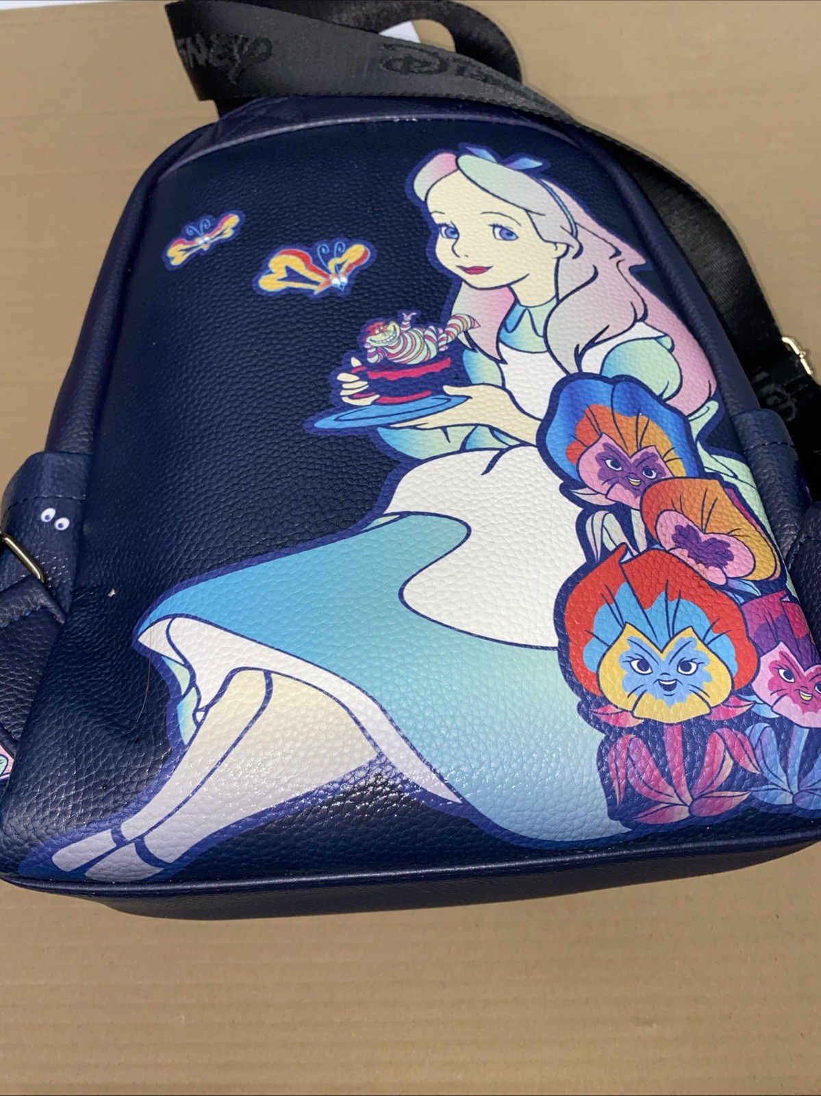 WondaPop x Disney Alice in Wonderland 12" Vegan Leather Mini Backpack READ