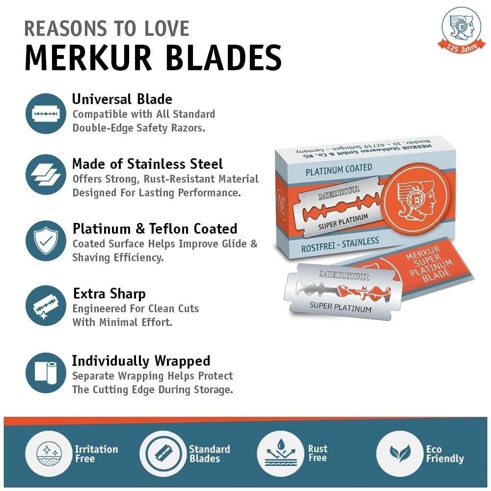 SUPER Double Edge Razor Blades, 30 Count