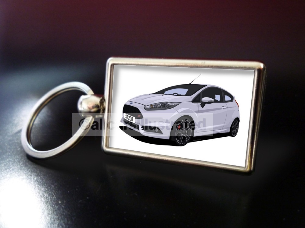 FIESTA ST 200 METAL KEY RING.