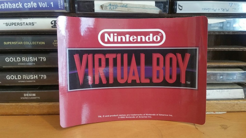 Blockbuster Virtual Boy Hard Shell Carrying Case  Decal. New. Decal only!