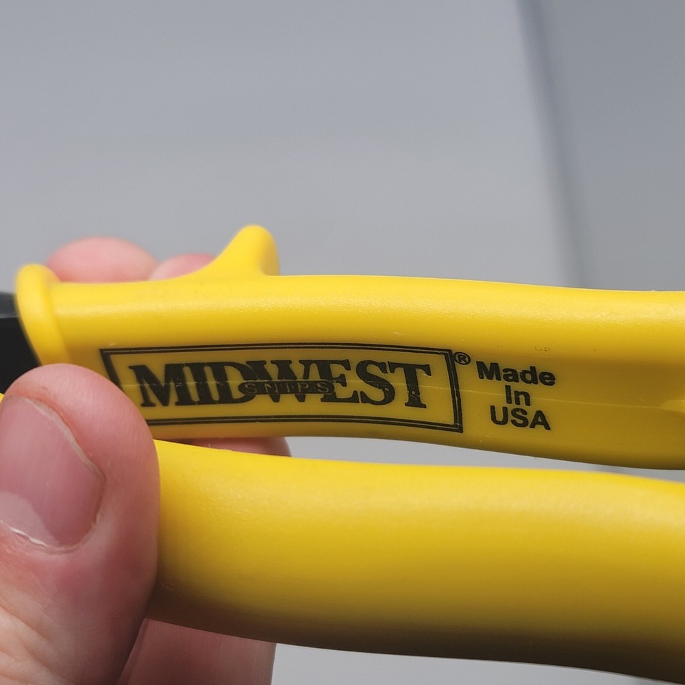 MIDWEST AVIATION TIN SNIPS SHEARS 2 PC SET EXCELLENT CONDITION