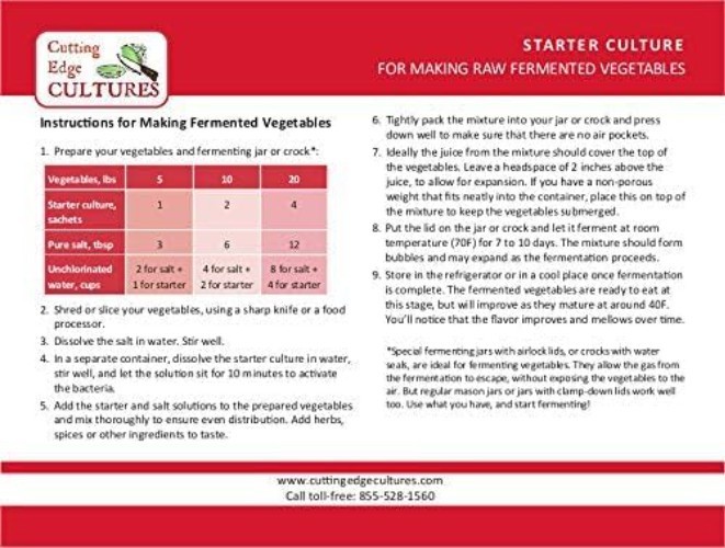 Cutting Edge Fermentation Blend, 6 Pouches
