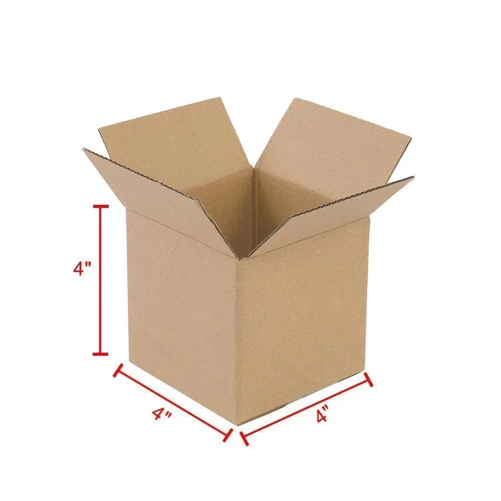 100 4x4x4 Cardboard Paper Boxes Mailing Packing Shipping Box