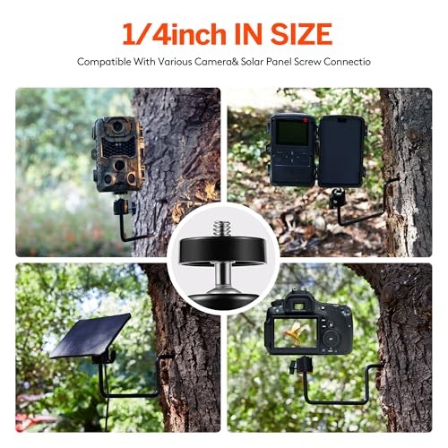 ALTIN Trail Camera Tree Mount, 4 Pack Tracking Bracket, Tree 4 Packs Camouflage