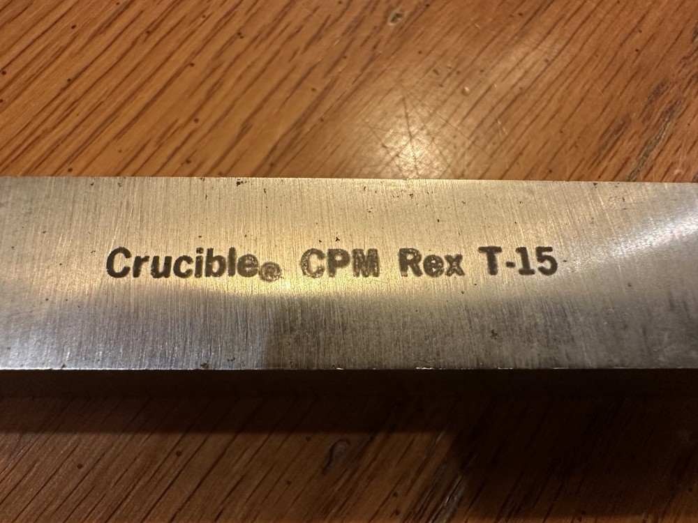 Crucible CPM Rex T-15 Tool Blank