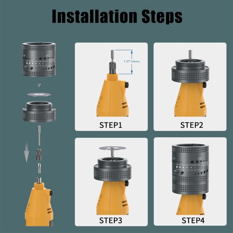Professional Grinding Tool Set for Electrode Reshaping and Maintenance Tasks