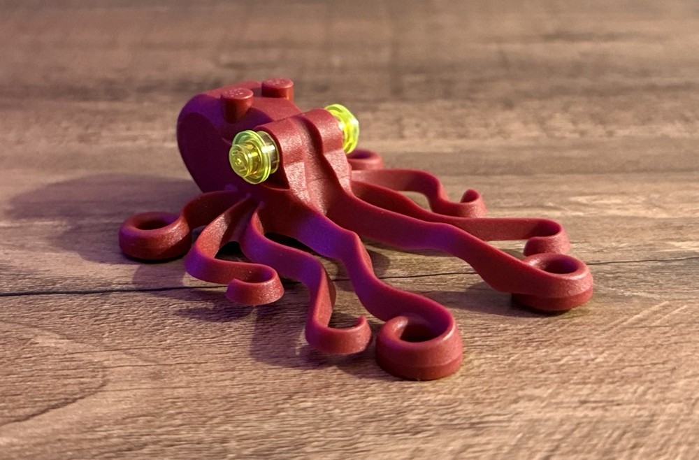 LEGO Dark Red Octopus