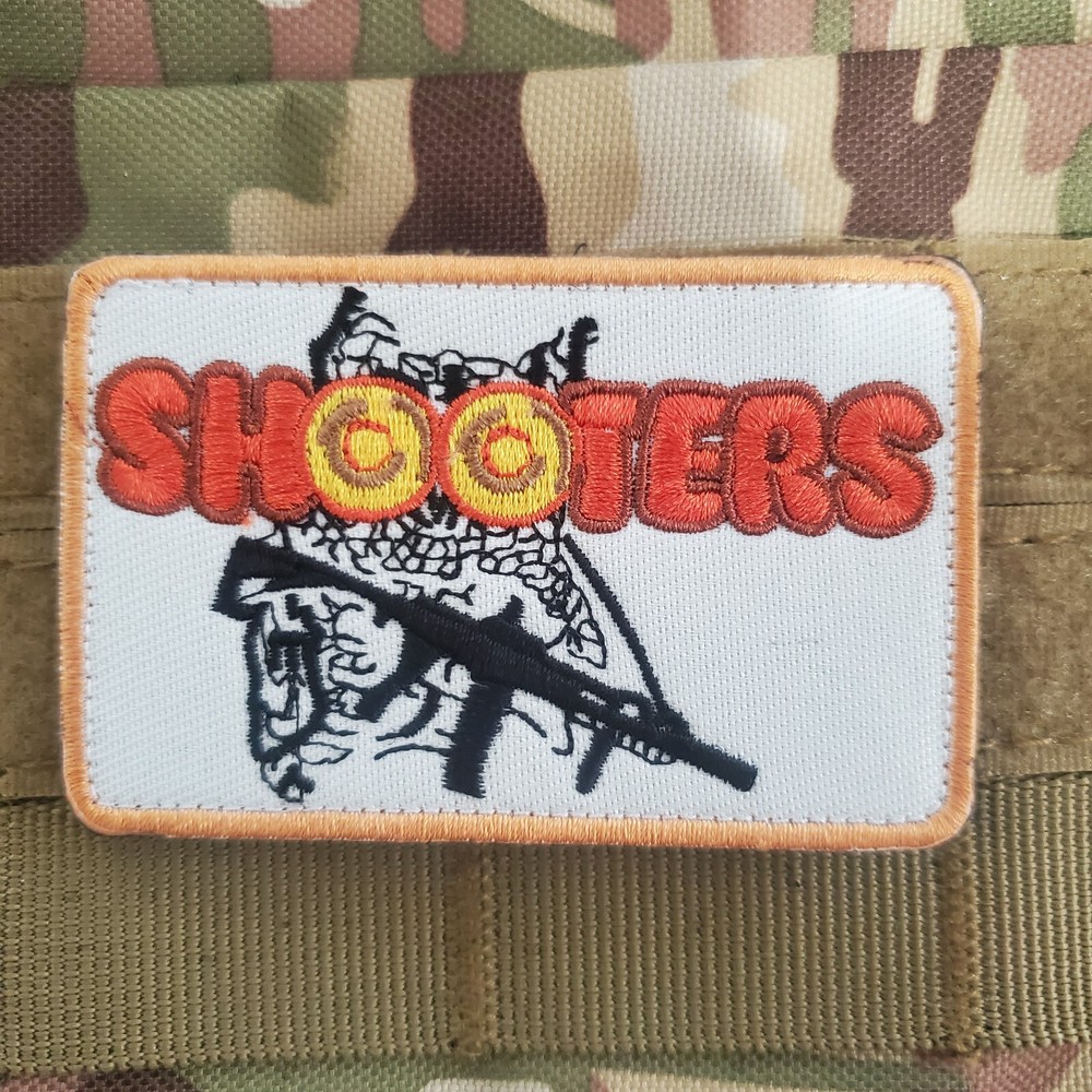 SHOOTERS Sarcastic Embroidered Tactical Morale Patch Hook and Loop