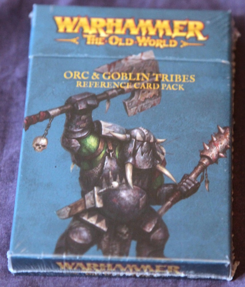 Orcs & Goblins Tribes Reference Card Pack Warhammer The Old World Games Workshop