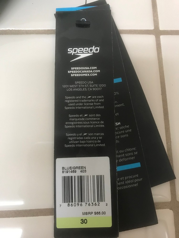 Speedo Performance Swim Suit: Train II SIZE 30
