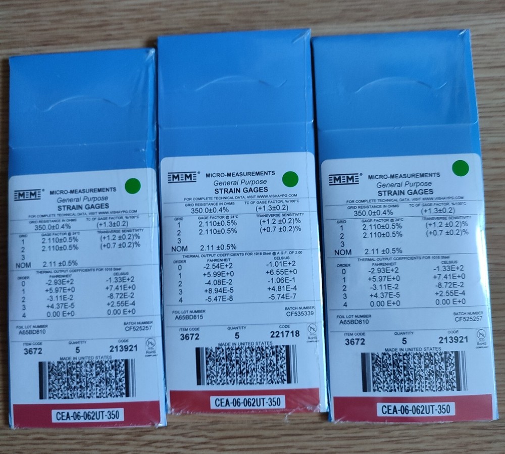 Micro Measurements Strain Gauges CEA-06-062UT-350