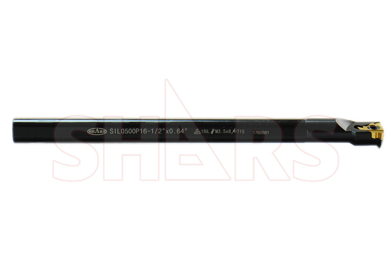 Shars 1/2 LH Internal Indexable Threading Boring Bar ER16 Insert Certificate P]
