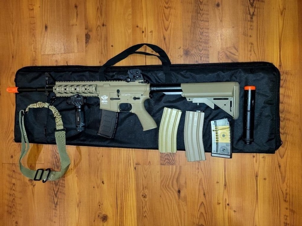 G&G combat machine airsoft gun and accessories 