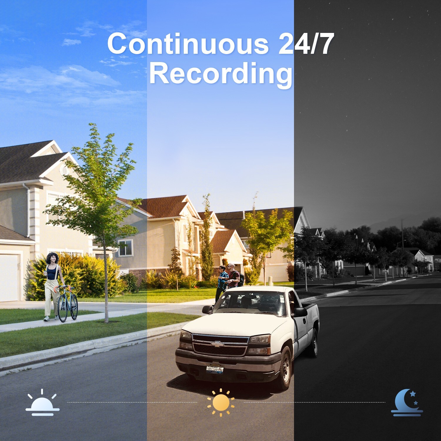 Wireless security camera system Outdoor Audio 10CH H.265+ CCTV Wifi NVR Kit