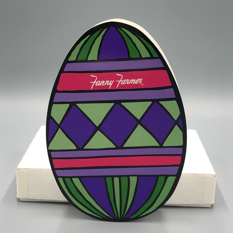 c 2000 FANNY FARMER Candy EASTER EGG Chocolate Box Container