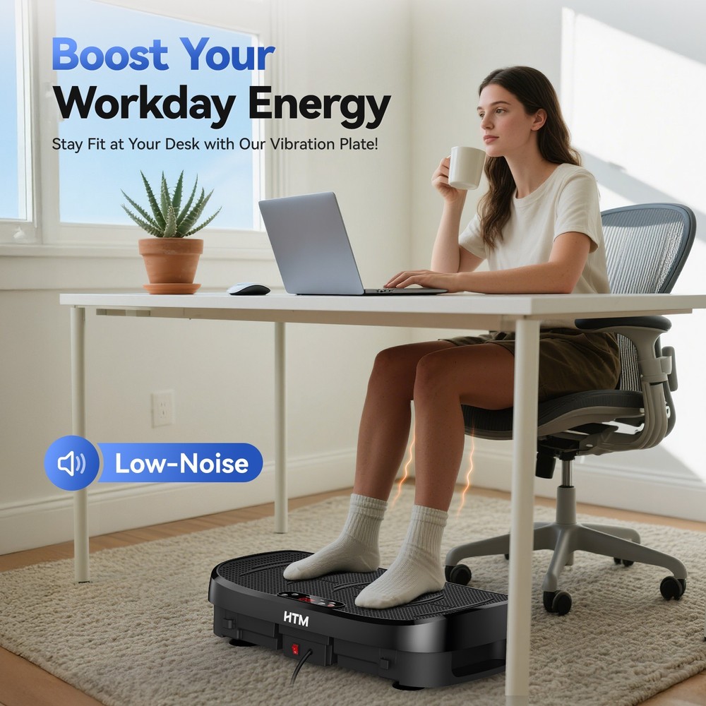 Exercise Machine Vibrate Platform Full Body Shaker Workout Vibrating Shaking