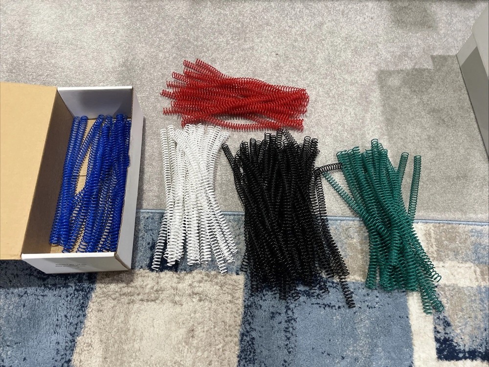 12 Mm Multi Color Binding Coils 12inches