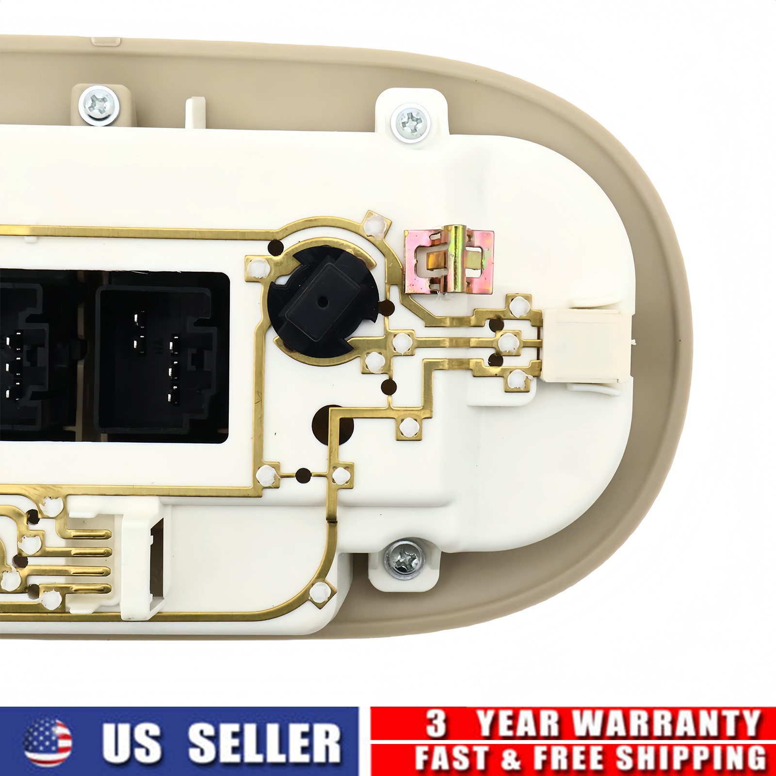 1PCS Beige Overhead LED Dome Light Sunroof Switch For 2004-2008 Ford F-150 NEW