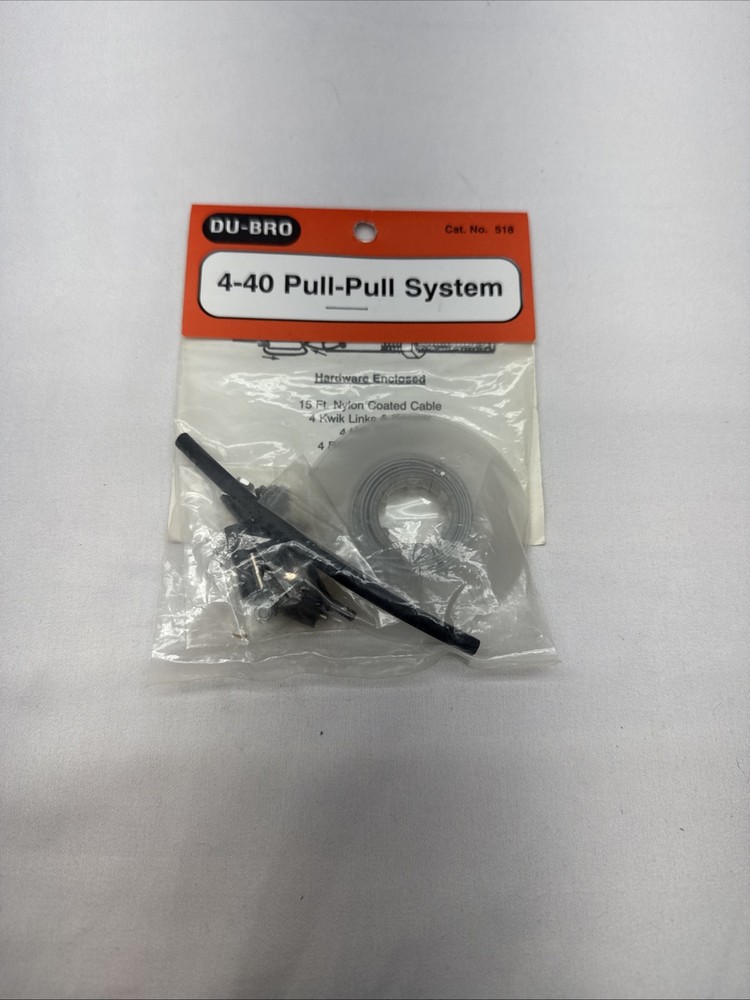 NEW DuBro Airplane 4-40 Pull-Pull System 518