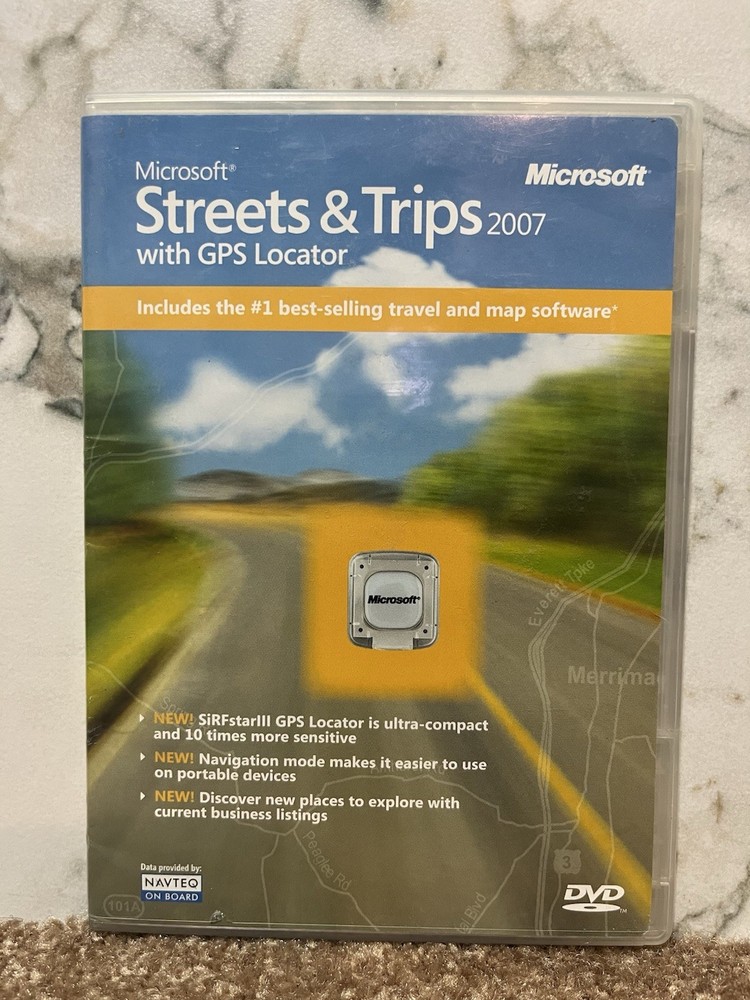 Microsoft Streets and Trips 2007 slim