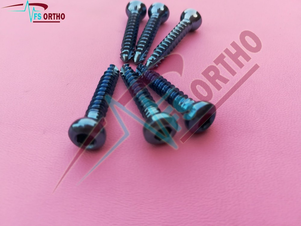3.5mm Cortex Screws, Self Taping, Titanium Screws (180 pcs) Titanium grade 5