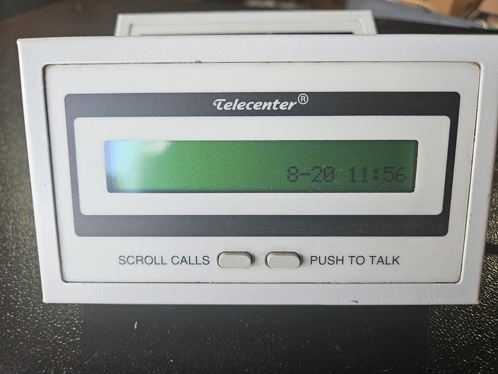 Rauland Borg ICSDTD Telecenter Intercom Desk Module P8