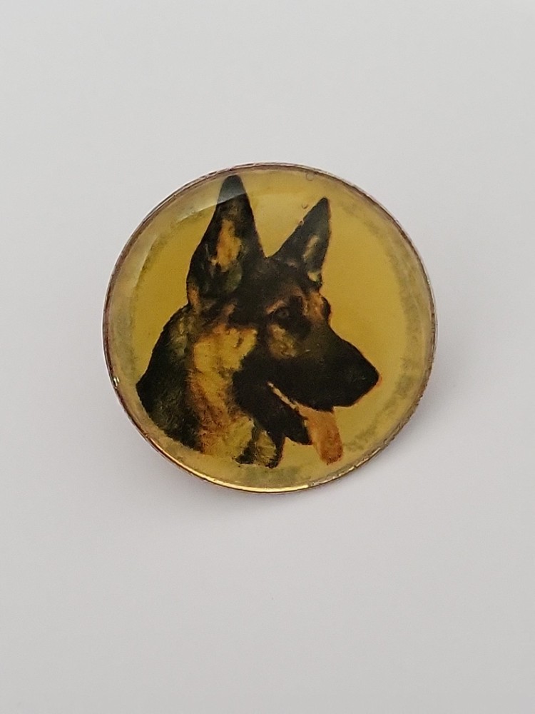 Vintage german shepherd Head pin