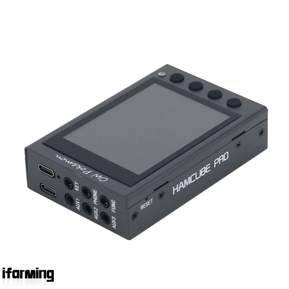 HAMCUBE PRO HAM CW Trainer Morse Code Trainer w/ 2.8" Screen English Decoding US