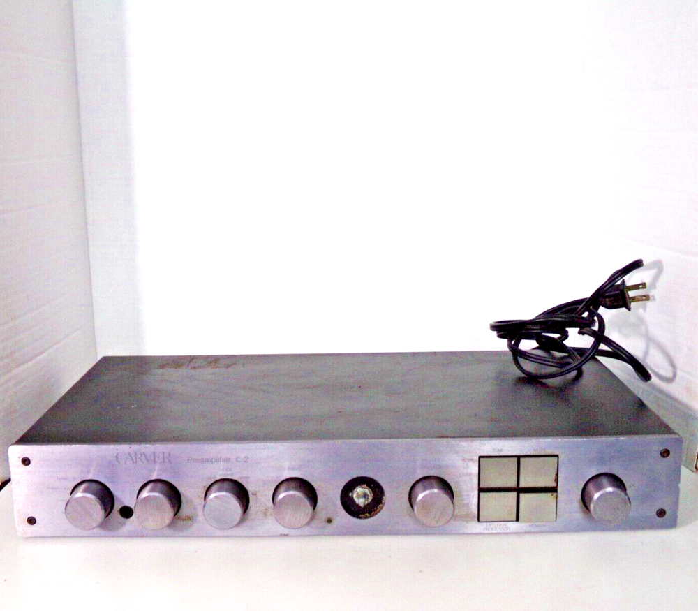Vintage 1983 Carver Preamplifier C-2 High Performance Console