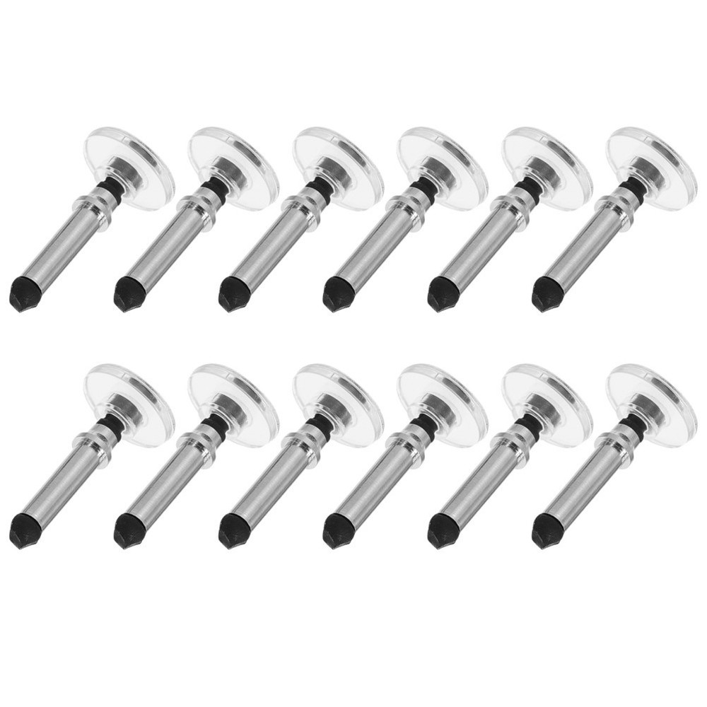 12 Pcs Stylus Touch Screen Replacement Disc Tips Travel Pen Accessory