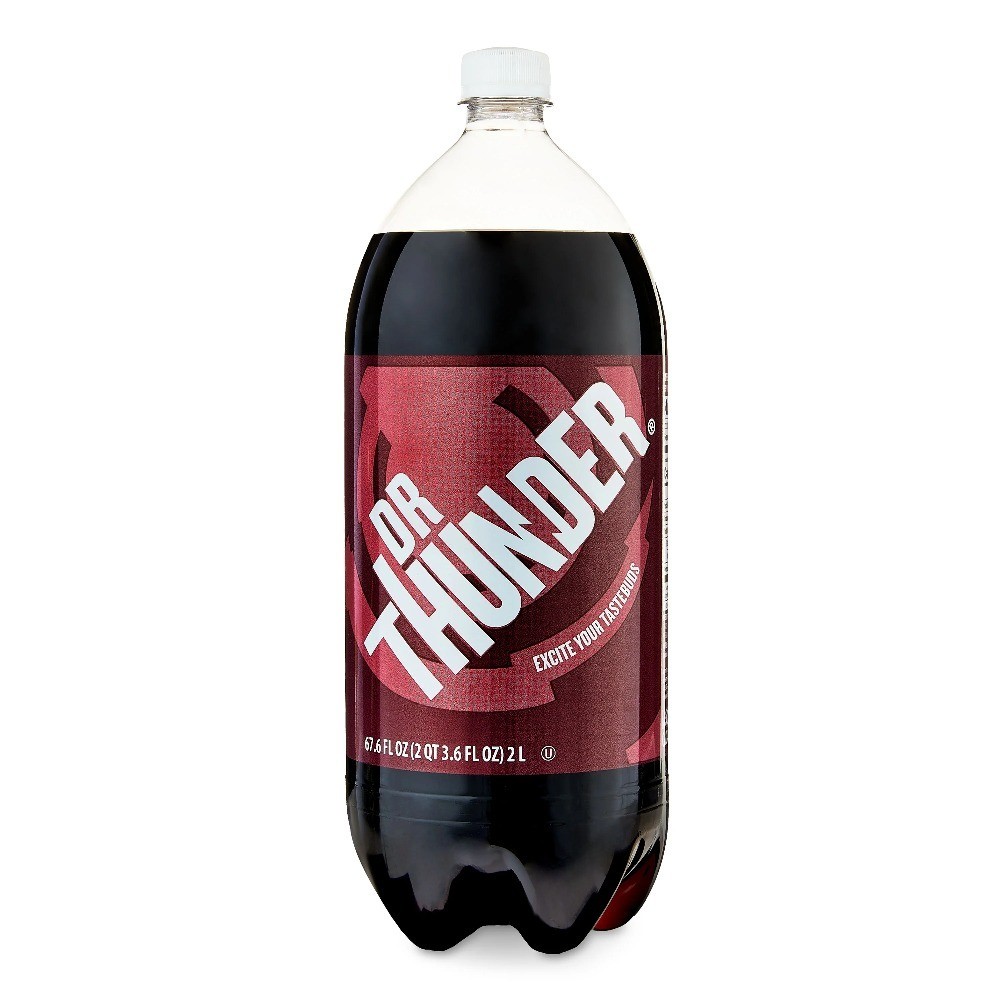 (8 pack) Dr Thunder, 2 Liter Bottle