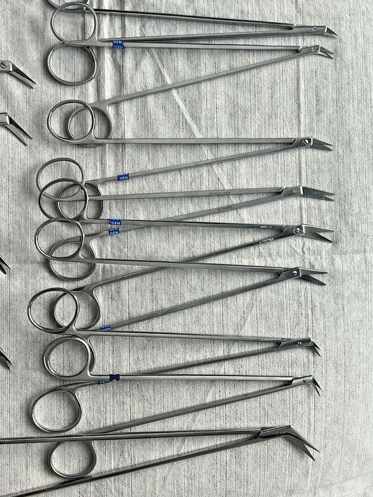 Potts-Smith Angled Dissecting Vascular Scissors Various Angle, Germany Stainless