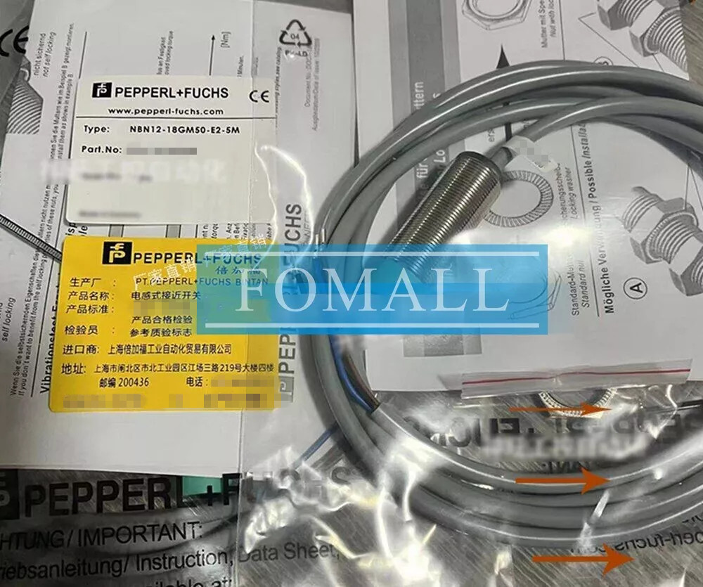 1PC New For Pepperl+Fuchs NBN12-18GM50-E2-5M Proximity switch sensor replacement