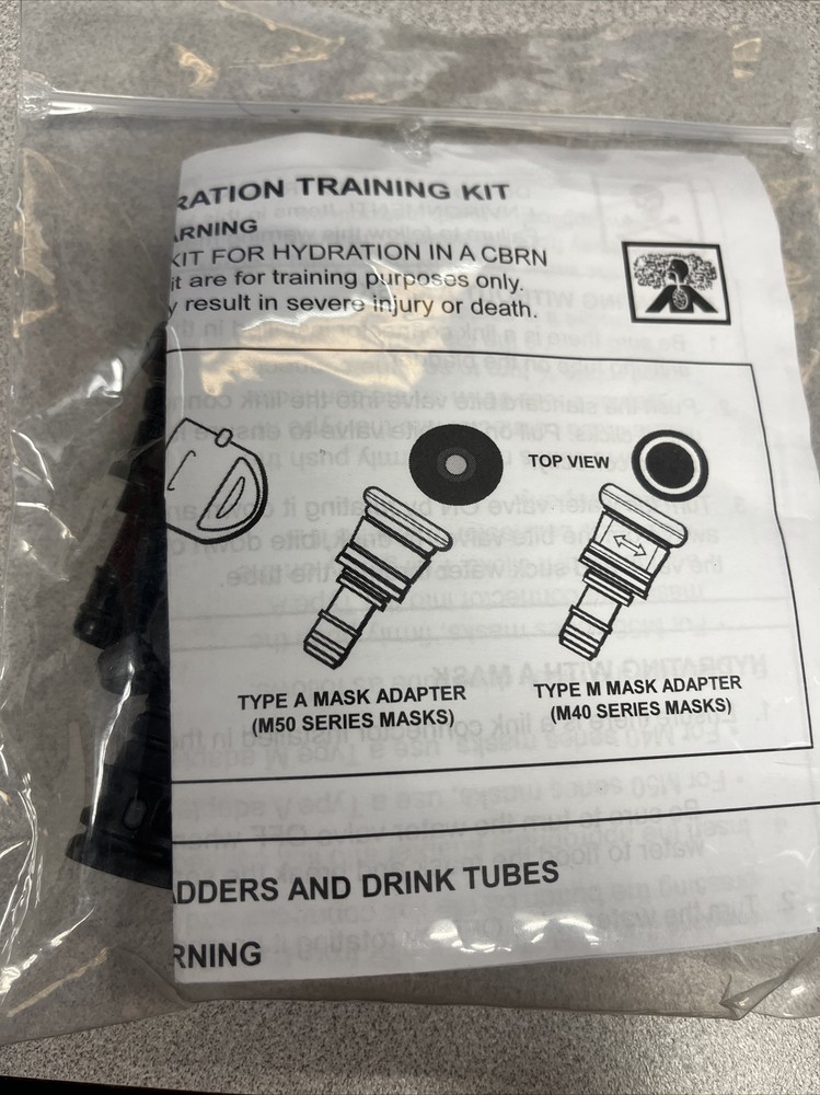 NWT, Multi-Purpose Personal Hydration System, Use With Or Without Mask, Bin Z