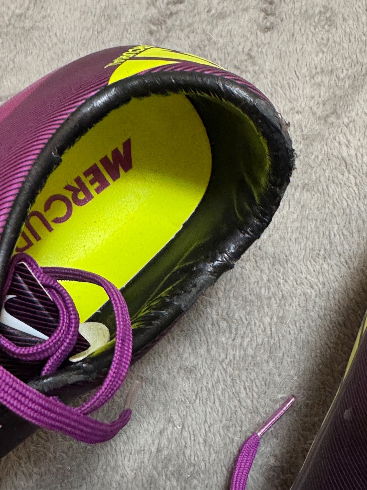 Vintage Nike Mercurial Vapor VII FG Elite Soccer Cleats 441976-547 US 8.5 / EUR